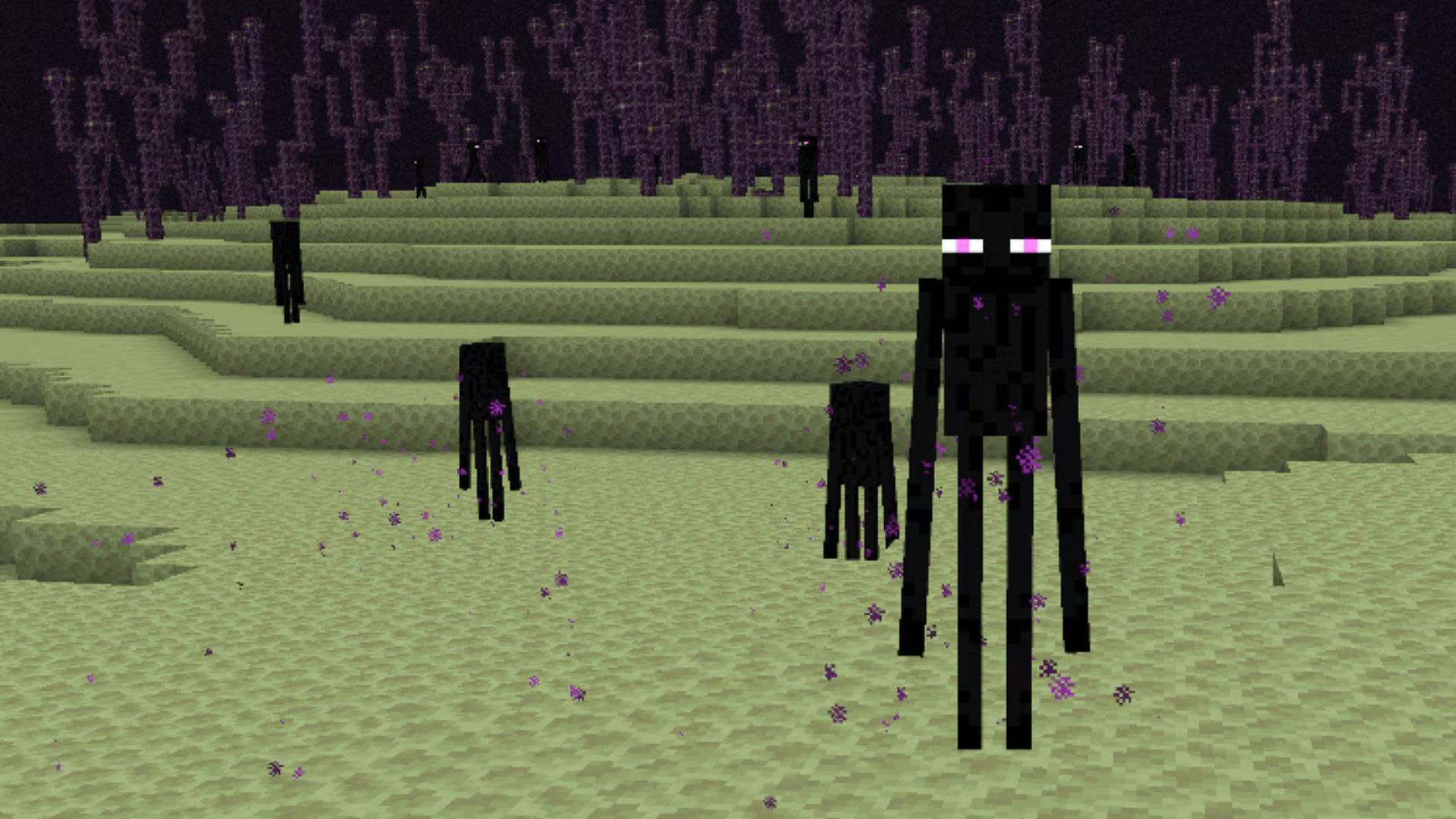 The end feels empty and boring in Minecraft (Image via Mojang Studios)